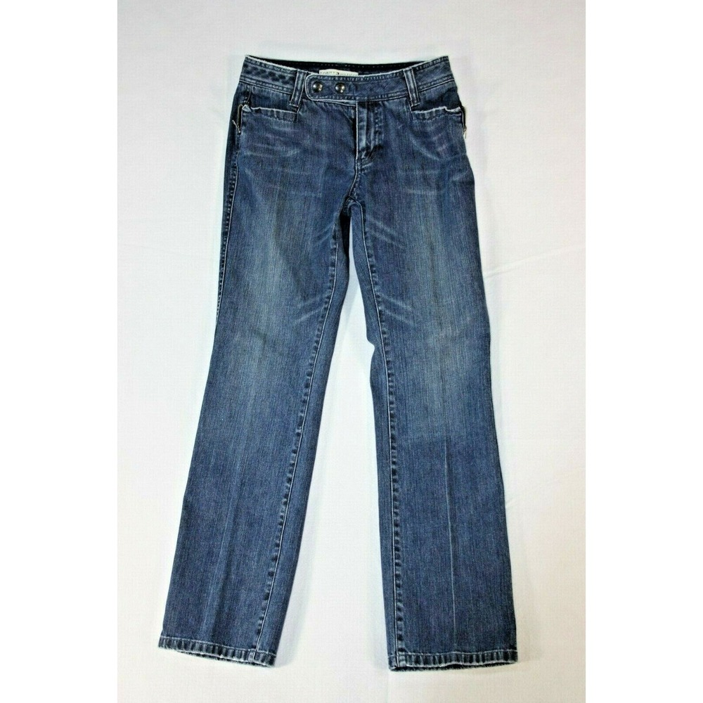 Tommy Hilfiger Jeans Womens 30" x 32" Rise‎ 9" Zipper Pockets Vintage Blue Denim
